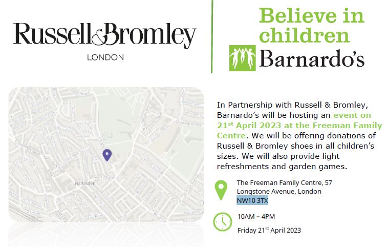 Barnardo's Shoe Event